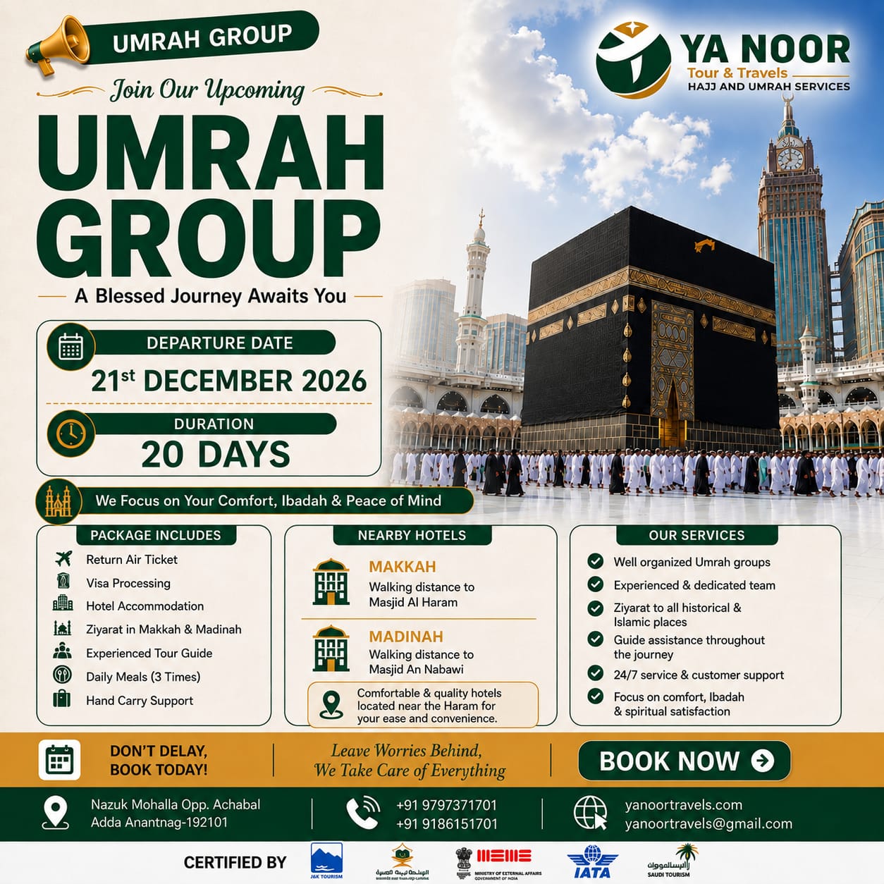 21st Dec. Umrah Group