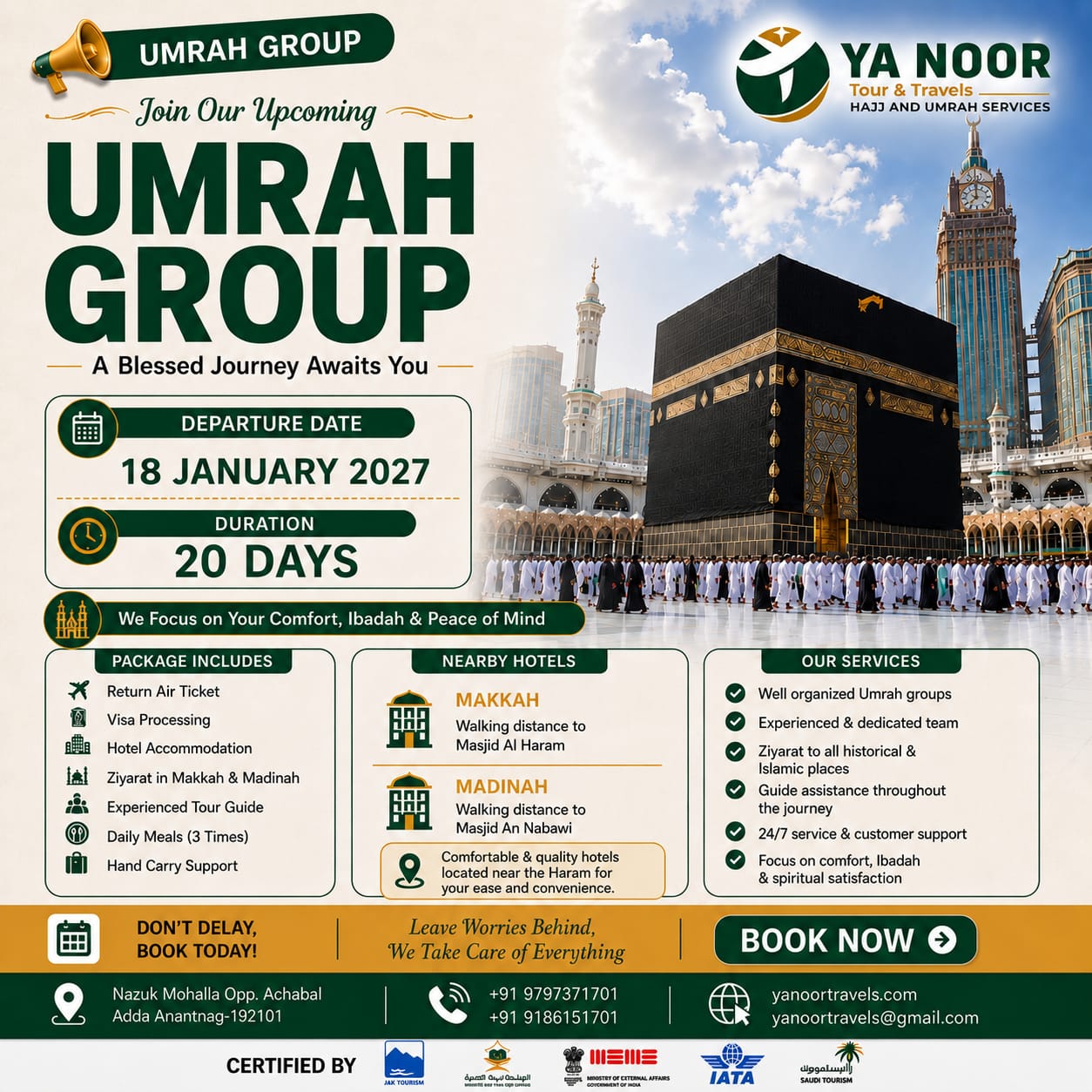 18th Jan 2027 Group